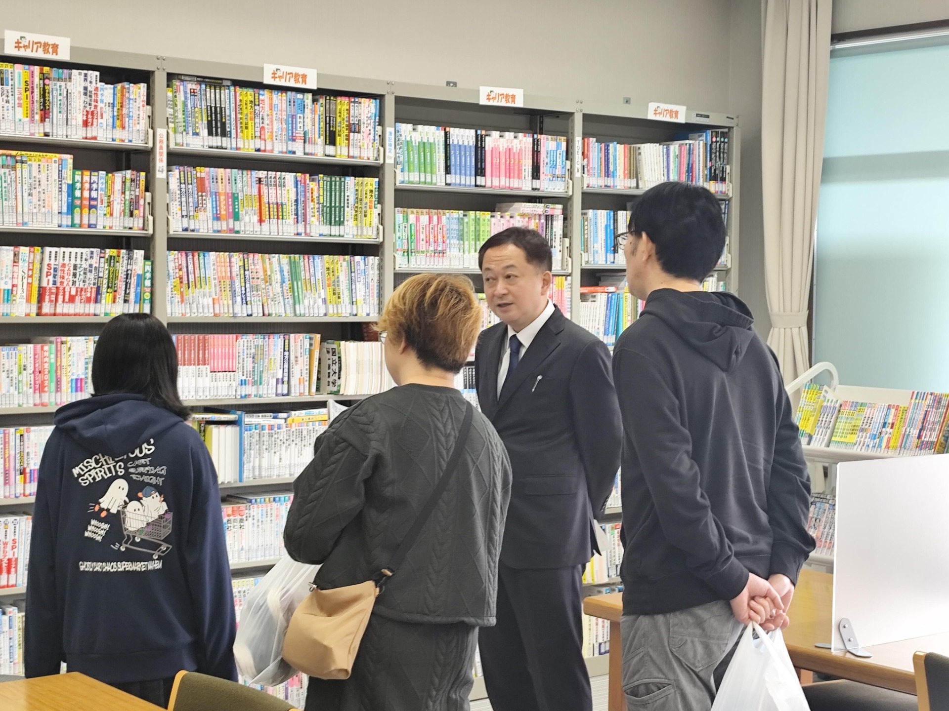 キャリア相談をしている様子