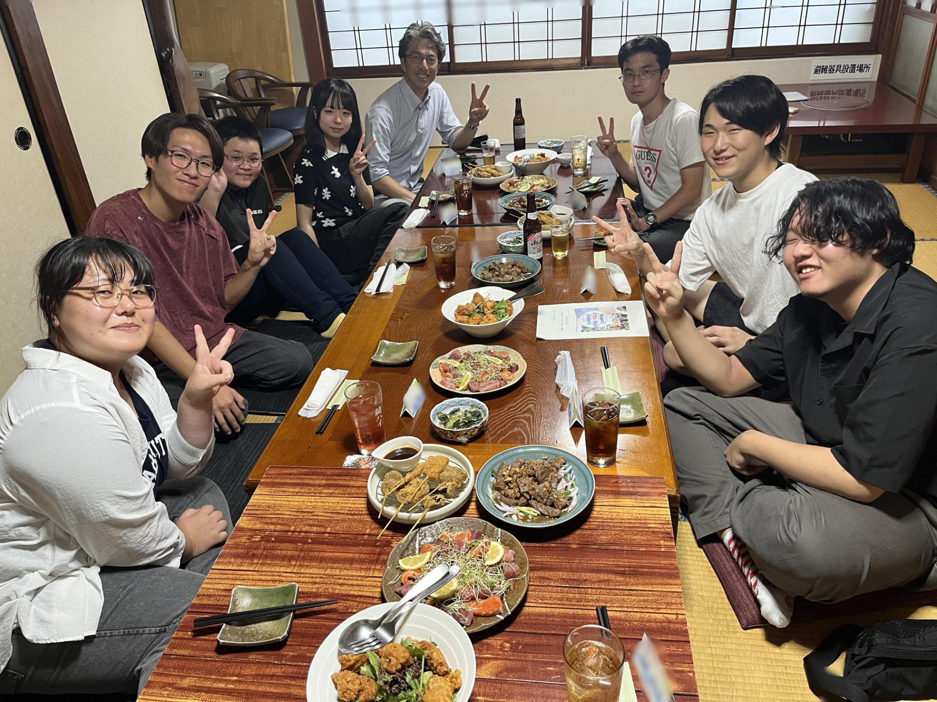 夕食交流会の様子